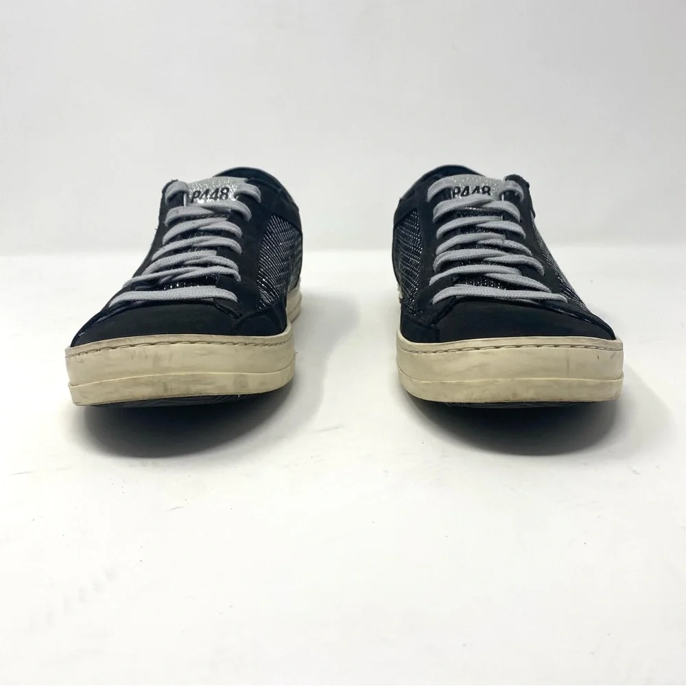 P448 John Sneakers in Blitz Leather and Metallic - Picture 5 of 12